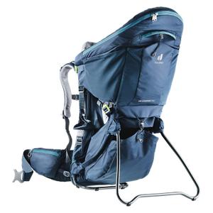 Deuter Kid Comfort Pro Child Carrier Backpack for Travel & Hiking with Toddlers - Midnight