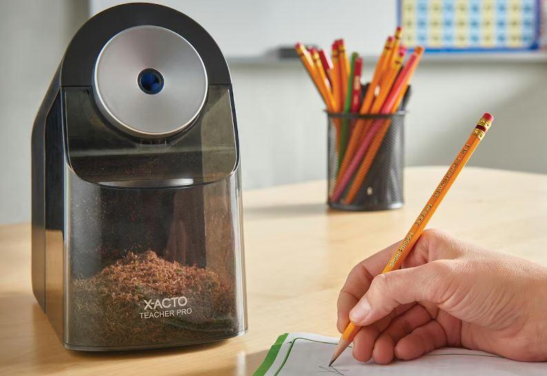 X-ACTO Electric Pencil Sharpener Heavy Duty Pencil Sharpener for School Black 1 Count