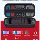 2 x Spican Switch 2 Case Compatible with Nintendo Switch 2 (2025) and Switch/OLED, Switch Travel Carrying Case Hard Shell Protective Cases