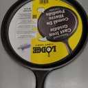 Lodge L9OG3 Cast Iron Round Griddle, Pre-Seasoned, 10.5-inch - Made in USA, Compatible with Stovetop, Oven, Grill & Campfire