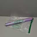 LeZakaa Purple Wrapping Paper Roll, Holographic Iridescent Purple Gift Wrap for Nightmare Before Christmas, Xmas Party, Halloween, Birthday, Valentines, Mothers Day, Holiday, 17 in x 32.8 Ft