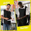 ROTANET Cobbler Apron for Women Men with 2 Pockets Waterproof Art Smock Aprons for Painting Hairstylist Cleaning Adults