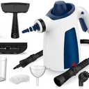 Pressurized Handheld Steam Cleaner with Safety Lock & 9 PCS Accessories, 350ML Large Water Tank Multi-Surface Steamer for Cleaning Auto Detailing, Pans, Kitchen Appliances, Window Blinds, Bird Cage