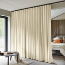 Room Divider Curtains - Total Blackout Privacy Panel - Thermal Insulated Noise Reduction 15*9 FT