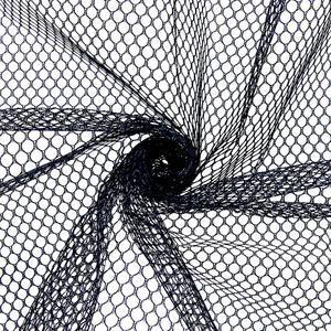 61.8 Inch Polyester Mesh Fishnet Fabric White Soft Netting Sheer Tulle Fabric By the Yard Voile Breathable Solid Net Weave Cloth for Sewing Making Craft Wedding Dress Backpack Pocket Clothes