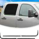 Linskip Door Window Trim Molding Compatible with 2007-2013 Chevy Avalanche Suburban Tahoe Silverado & GMC Sierra Yukon 2014, Black Window Frame Molding, Exterior Accessories