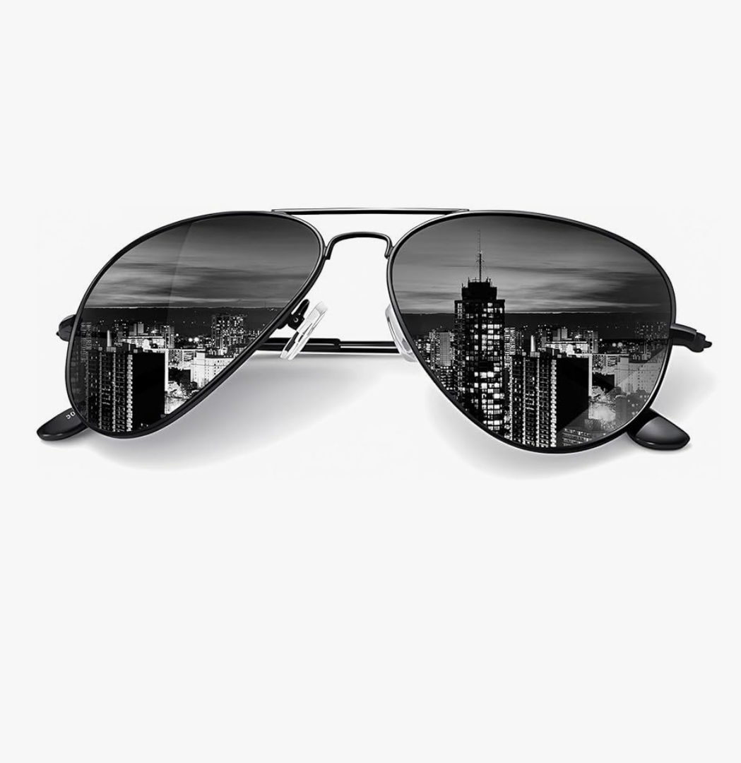 KALIYADI Classic Aviator Sunglasses for Men Women Driving Sun glasses Polarized Lens UV Blocking