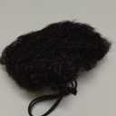 isheeny Afro Ponytail Small Afro Hair For Baby 4 Inch Black Afro Puff Drawstring Ponytail Human Hair 1 PIECES For Children Authentic And Stylish Hairpiece, Afro Curly Puff Style