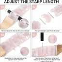 MAIRUI Resin Watch Band Compatible with Apple Watch for Women Men 49mm/45mm/44mm/42mm Series 9/8/7/6 SE Slim Bands Strap Bracelet Wristband for iWatch 5/4/3/2/1/Ultra/Ultra 2(Light Pink)