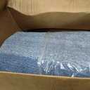 Kitinjoy Indoor Outdoor Door Mat, 59x36 Non-Slip Absorbent Dirt Trapper, Low-Profile Washable Inside Entrance Front Floor Mat, Sturdy Soft Entry Doormats for Entryway, Light Blue