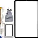 Outer Glass Screen Replacement for Samsung Galaxy Tab S5e Black SM-T720 SM-T725