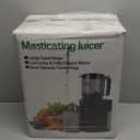 Cold Press Juicer, 5.5inch Wide Feed Chute Juicer Machine, Slow Masticating Juicer for Whole Vegetables & Fruits, Black