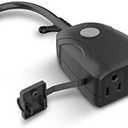 Pack of 3 Feit Electric 120V 15A Smart Wifi Enabled Dual Outlet Wall Plug