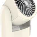 Vornado Flippi V6 Compact Air Circulator Fan, Quiet Portable Travel Fan for Office or Bedroom, Adjustable Head, 2 Speeds, Vintage White (Personal)