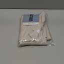 Beige Fabric Tablecloth for 4 ft Rectangle Table, Textured Water Resistant Rectangle Tablecloth, Faux Linen Rectangular Table Cloth for 4-6 Seats Dining Kitchen Party, 52 x 70 Inch