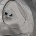 Bemis 7300SLEC Slow Close Toilet Seat, Easy Clean Hinges and Durable Plastic Seat, Made in USA, Elongated, White