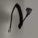 SMALLRIG D-TAP to BMPCC 4K/6K Coiled Power Cable Suitable for Blackmagic Pocket Cinema Camera 4K / 6K for V Mount Gold Mount Battery, Weipu SF6 2 Pin Female to P Tap, 15 inch - 47 inch Length - 4761