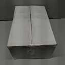 FLOWERCAT 200PCS White Plastic Plates Disposable Plates for Party - Heavy Duty Plastic Plates - 100 10" Dinner Plates and 100 7" Salad Plates for Wedding & New Year Parties and Events