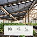 ShadeMart 70% Black Shade Cloth 16' x 20' HDPE Mesh Tarp for Garden Plants