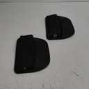 Elegananccy 2 Pack Car Seat Gap Filler Organizer, Adjustable Leather Car Seat Storage Box for Phones, Glasses, Keys, Cards (Black)