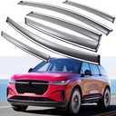 Wind Deflectors Rain Guards Compatible with Lincoln Nautilus 2024 2025, Sun Shield Window Visors, Tape-On 6 pcs