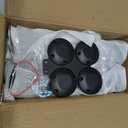 12V / 24V Truck Train Air Horn, 185dB Super Loud Four Trumpet Air Horn for Car Vehicle Truck Train Boat