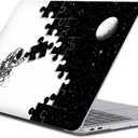 Compatible with MacBook Air 13 inch Case 2020 2021 M1 A2337 A2179 A1932, Plastic Hard Shell Case for Mac Air 13 with Touch ID (2018-2021) - Space Puzzle