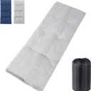 Sleeping Cot Pads (75" x 28") with Elastic Straps Portable for Outdoor & Hiking, Cotton Soft Thick Camping Cot Pad,Waterproof Grey