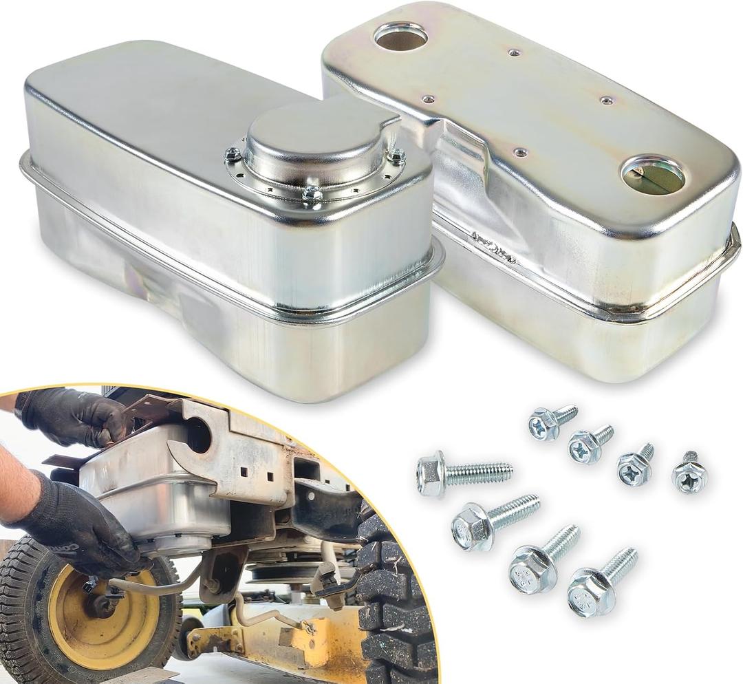 751-0616B 951-0616B Twin Inlet Exhaust Muffler 951-0616 751-0616 Fit for MTD Cub Cadet LT-1018 LT-1022 LT-1024 RZT50 RZT54 RZT42 RZT50KH (Muffler)