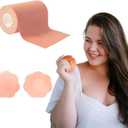 Professional Breast Lift Support Tape (5inches with sillicone covers)