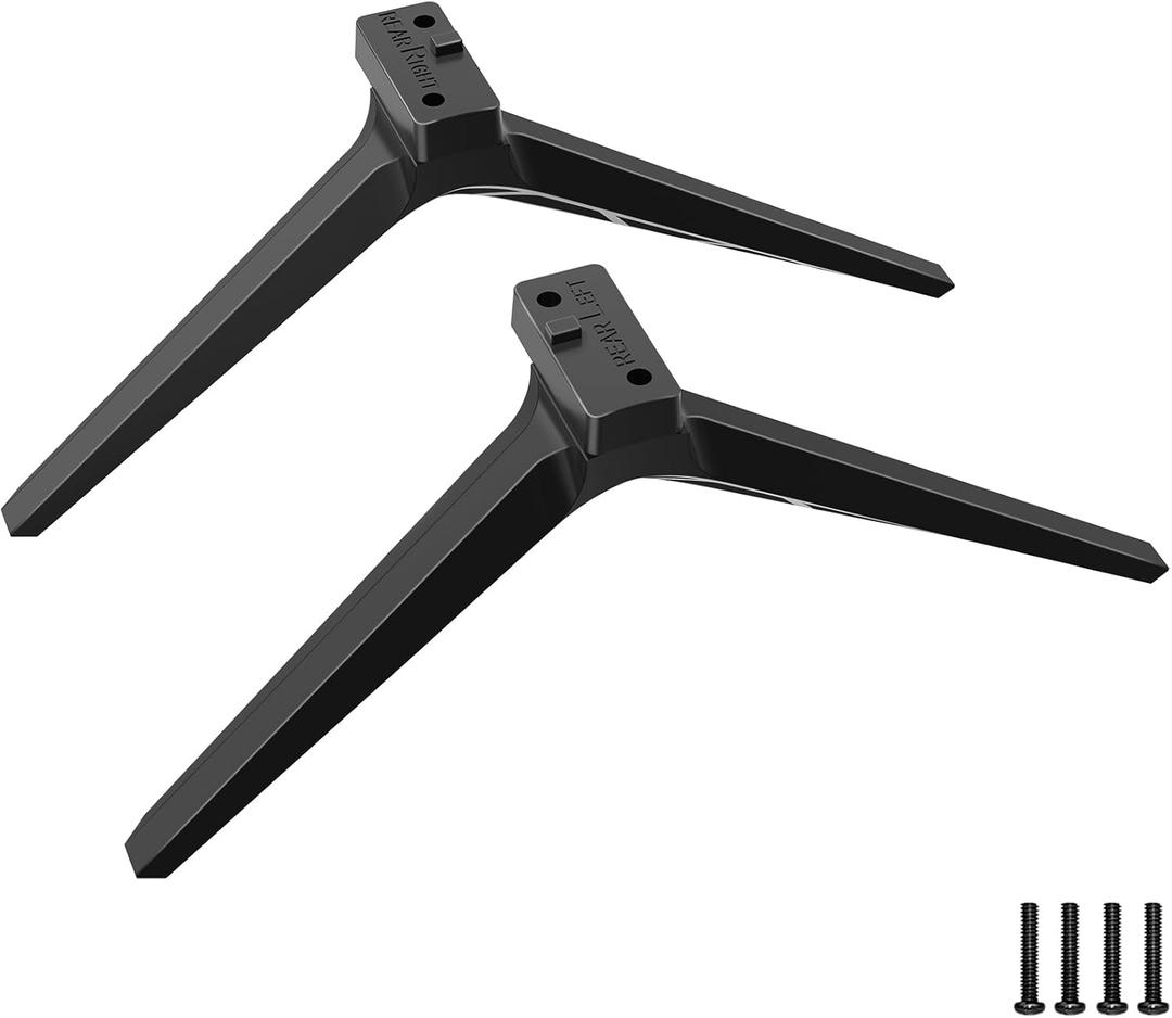 Replacement TV Stand Legs Only for Vizio V505-J09, Exclusive for Vizio TV Model We Listed w/Non-Slip Pads, Screws & Instructions, Easy Installation