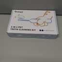 Bobopal Dog Tooth Brushing Kit,3-in-1 Dog Teeth Cleaning Tools,Ultrasonic Electric Toothbrush & Plaque Remover for Dogs with Water Flosser for Teeth,2 Modes & 3 Intensity Levels,IPX7,1100mAh Battery