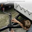 VEVOR 2000 lbs A-Frame Trailer Jack, 13-3/4 Inches Vertical Travel, Trailer Jack Stand with Handle for Horse