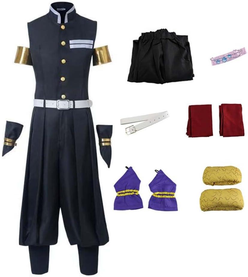 PBNEADOAXLE Anime Mens Cosplay Costume Anime Outfit Uniform Adult Halloween (Large, Black)