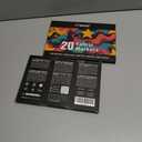 2 x Fabric Markers Permanent for Clothes, 20 Colors Fine Tips Paint Pens for Clothing Canvas Tote Bags T-Shirt and Shoes, Non Toxic Ink for Kids and Adults