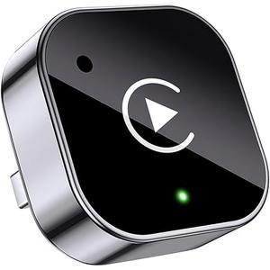 2026 Upgraded Wireless CarPlay Adapter& Android Auto Adapter, Mini & Stable CarPlay Wireless Dongle for iOS 10 Android 11 and Above (Black)