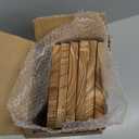 WOPITUES Wood Floating Shelves Set of 6, Shelves for Wall Decor, Farmhouse Shelf for Bedroom, Bathroom Storage Shelves, Book Shelves for Living Room  Rustic Brown