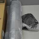 CYMULA Memory Foam Camping Mattress Pad, CertiPUR-US Sleeping Mat, Portable Roll Up Mattress for Adults, Camping Bed Pads for Sleepover, Car Bed with Travel Bag (Small Single/Cot-72x24x3 IN, Grey)