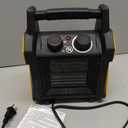 Buyplus Outdoor Heater, 1500W Patio Heater for Garage, Portable Electric Space Heaters with Overheat Tip-Over Protection, PTC Ceramic Space Heaters for Garage, Greenhouse, Indoor Outdoor Use,Yellow