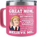 Christmas Mom Gifts From Daughter, Son - Mom Mug - Birthday, Christmas Gift Ideas for Moms, Wife - Gifts For Moms, Mother, Mama From Kids - 14 Oz Stainless Steel Coffee Mug