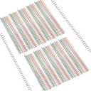 Markeny 50 PCS Multicolor Plastic Spiral Binding Coils Binding Spirals Multi Size Spiral Binding Spines Binder Combs Spines