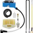 Carbhub Ignition Coil Fit for Husqvarna 390, 385, 375, 372, 371 XP, 365, 362, 359, 357, 353, 351, 350, 346, 345, 340 Chainsaw Replace 537 16 22-04, 544 04 71-01 with Filter Spark Plug Fuel Line