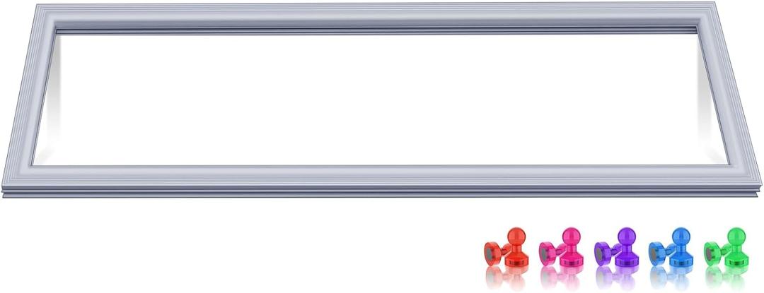 Upgraded DA63-06538B Freezer Door Gasket Compatible with Samsung Refrigerator Freezer Door Gasket RS25J500DSR/AA Door Gasket, DA97-08239A DA97-08239B RS261MDRS RS25H5111SR Fridge Door Seal, Gray