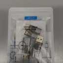 JSAUX USB Data Blocker & USB C Data Blocker (4-Pack), Transparent Type A & Type C Data Blocker Only for Charge, Protect Against Juice Jacking, Refuse Hacking Provide Safe Charging (Grey)