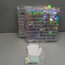 Shimmer Wall Backdrop Iridescent Silver Wall Panels 12Pcs Square Sequin Shimmer Wall Backdrop Decoration for Birthday Party,Wedding, Anniversary