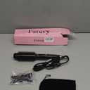 Farery 1.5 Inch Thermal Brush, Curling Iron for Smooth Bouncy Curls  Anti-Scald Hard Bristles, Lightweight, One-Button Start, Dual Voltage Travel Hair Tool with 360 Swivel Cord, 410F Fast Heat