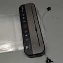 CALOOP Food Vacuum Sealer Machine with 20 Seal Bags, 80 Kpa Powerful Food Saver for Kitchen Storage, Dry/Moist Modes, Digital Countdown Timer, Compact Lightweight, Build-in Cutter