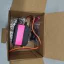 HOOYIJ 12V Waterproof IP66 150KG Digital RC Servo 1/ 5 Stainless Steel Gear High Torque Large Steering Servo with 18T Servo Arm for Baja Car RC Car Robot Crawler 270° Control Angle