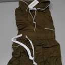 Veseacky Mens Pajamas Set Short Sleeve Soft Button Down Sleepwear Two Piece Mens Loungewear Pjs Set with Pockets  (Medium, Olive Green)