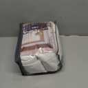 Natural Pinch Pleated Linen Curtains 2 Panels 63 Inch Length for Dining Living Room Memory Training Shaped Cream Birch Semi Sheer Short Pleat Drapes with Hooks Rings Bedroom Window Curtain 40x63